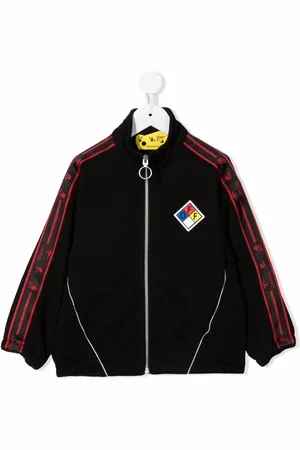 OFF-WHITE Logo-tape track jacket