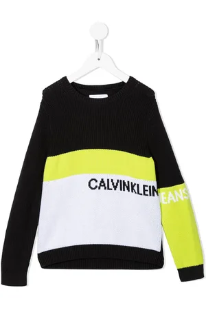 Calvin Klein Colour-block print jumper
