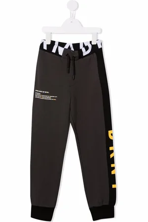 DKNY Logo-stripe track pants