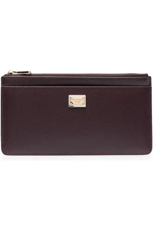Dolce & Gabbana Logo-tag zip-up card holder