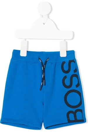 HUGO BOSS Logo-printed track shorts