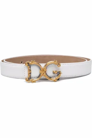 Dolce & Gabbana DG-logo leather belt