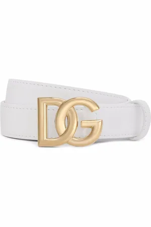 Dolce & Gabbana DG-logo leather belt