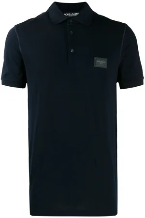 Dolce & Gabbana Logo-tag piqué polo shirt