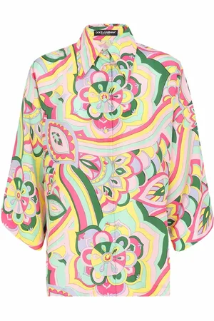 Dolce & Gabbana Abstract-print silk shirt
