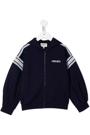Kenzo Logo-print hooded cardigan