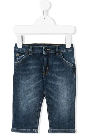 Dolce & Gabbana Logo-appliqué washed jeans
