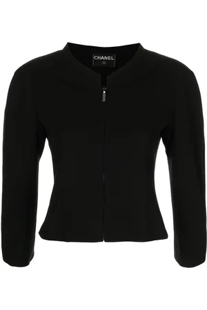 CHANEL Cropped zip-up jacket