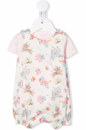 Kenzo Baby animal print romper set
