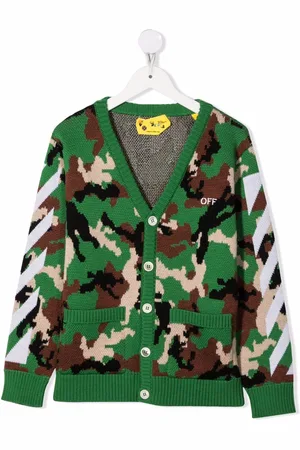 OFF-WHITE Camouflage-pattern cardigan