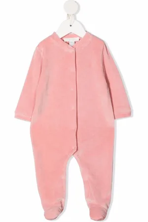 MARIE CHANTAL Appliqué velvet-effect babygrow