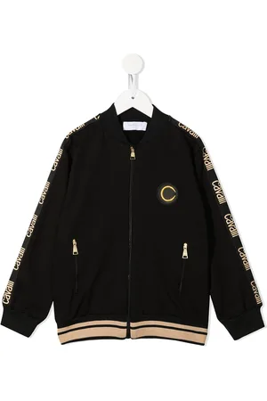 Roberto Cavalli Logo-tape detail sweater