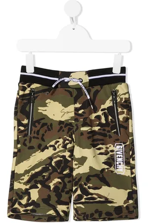 Givenchy Camouflage track shorts