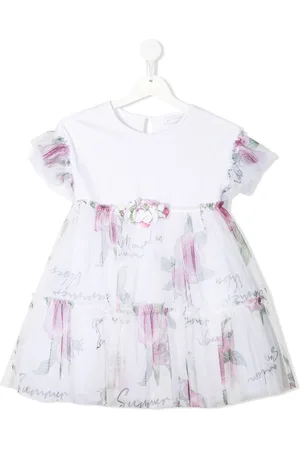 MONNALISA Floral-print mini dress