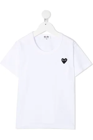 Comme des Garçons Embroidered-logo cotton T-shirt