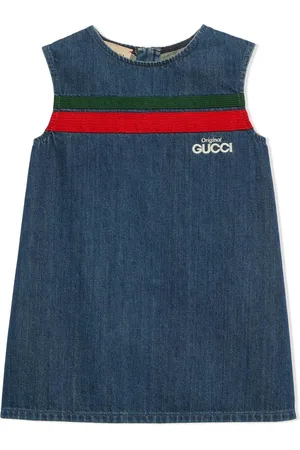 Gucci Original Gucci Web denim dress