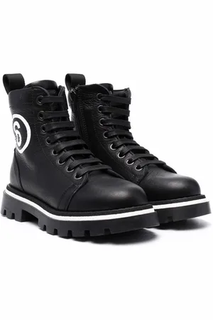 Maison Margiela Side logo-print boots