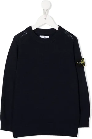 Stone Island Compass-patch crewneck jumper