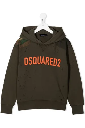 Dsquared2 Logo-print long-sleeve hoodie
