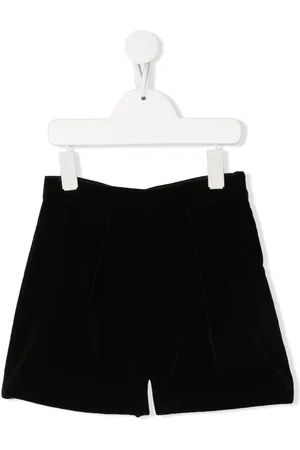 BONPOINT Velvet-effect zip shorts