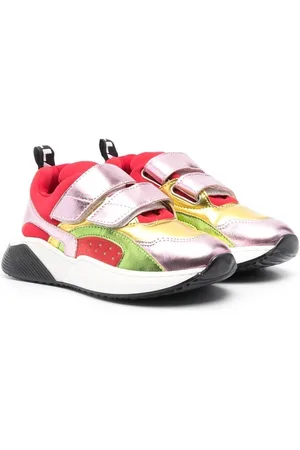 Stella McCartney Multi-panel touch-strap sneakers