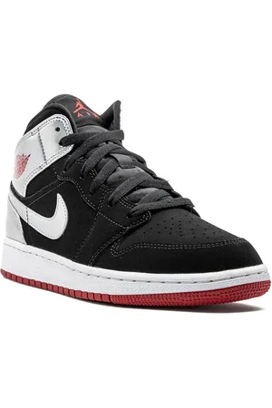 Jordan Air Jordan 1 Mid " /Gym Red/Metallic Silver" sneakers