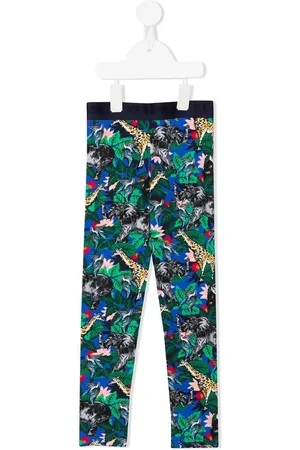 Kenzo Graphic-print mid-rise leggings
