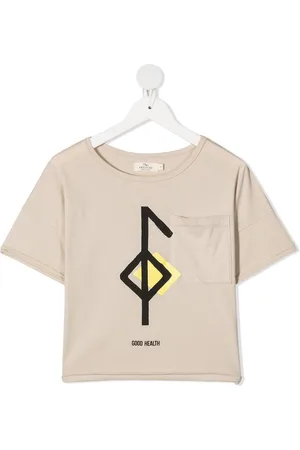 Le pandorine Graphic-print organic cotton T-shirt