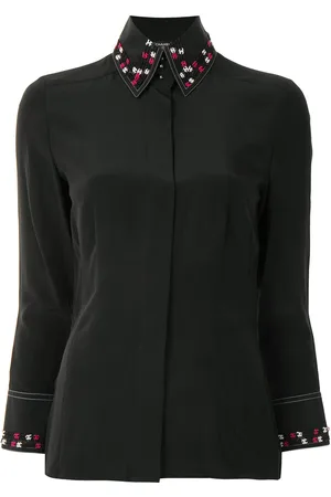 CHANEL 2004 CC appliqués shirt