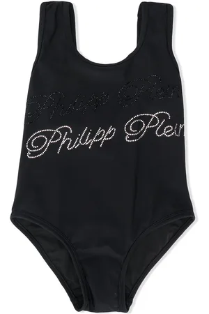 Philipp Plein Embellished signature swimsuit