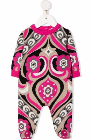 PUCCI Junior Abstract knit pajamas