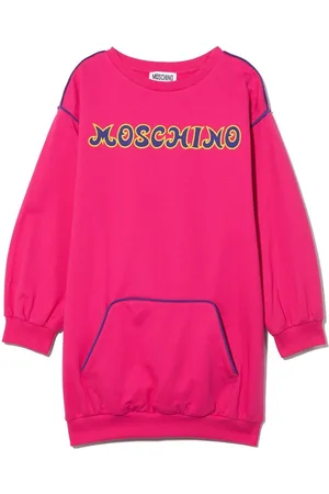 Moschino Logo-embroidered jumper dress