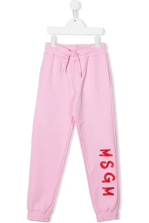 Msgm Logo-print tapered track pants