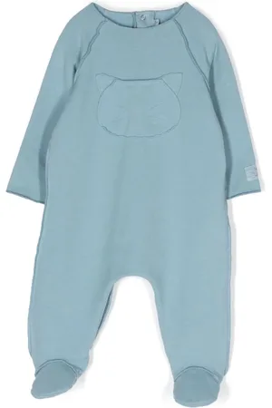 TEDDY & MINOU Stretch-cotton babygrow