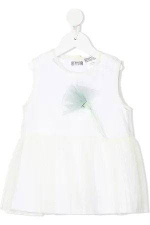 Il gufo Layered tulle blouse