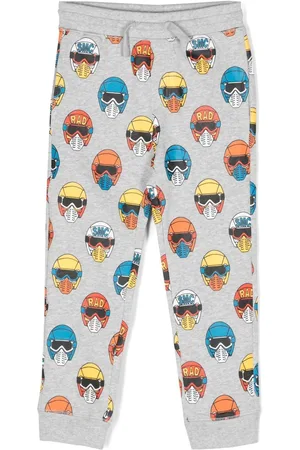 Stella McCartney Helmet-print drawstring track-pants