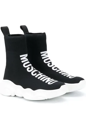 Moschino Logo print sock trainers