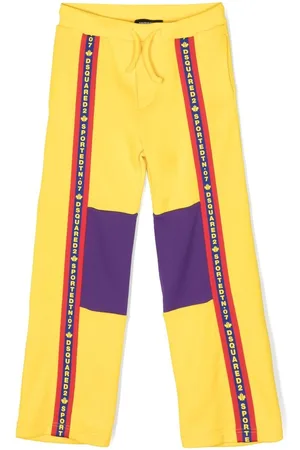Dsquared2 Colour-block straight-leg track pants
