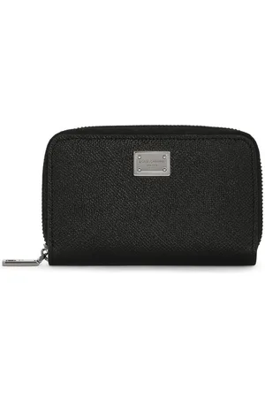 Dolce & Gabbana Logo-tag leather zip-around wallet