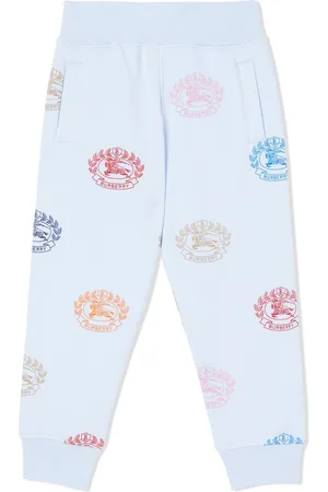 Burberry EKD-print cotton track pants