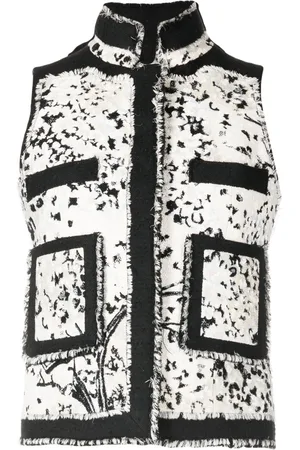 Balenciaga 2008 Runaway abstract pattern jacquard vest