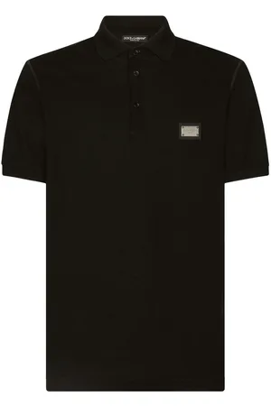 Dolce & Gabbana Logo-tag piqué polo shirt