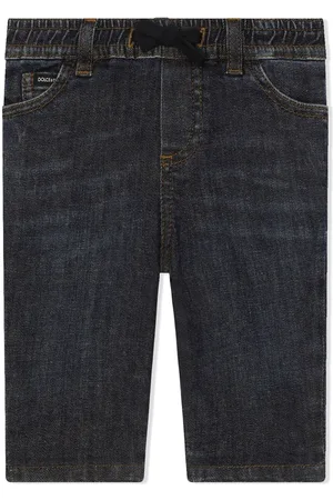 Dolce & Gabbana Logo-appliqué drawstring jeans