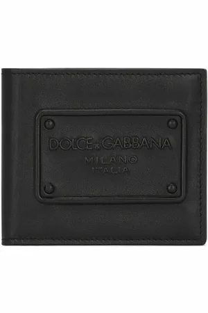 Dolce & Gabbana Logo-embossed leather bifold wallet