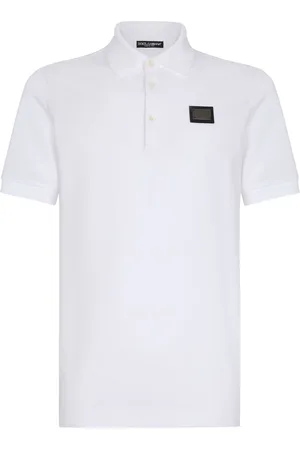 Dolce & Gabbana Logo-tag piqué polo shirt