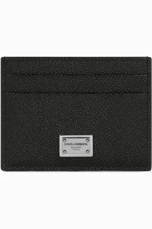 Dolce & Gabbana Logo-tag leather card holder