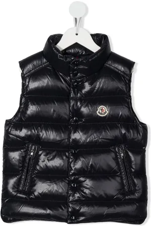 Moncler Down-feather-filled logo-patch gilet