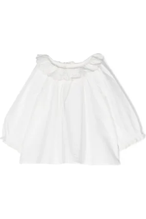 BONPOINT Ruffled scallop-collar blouse