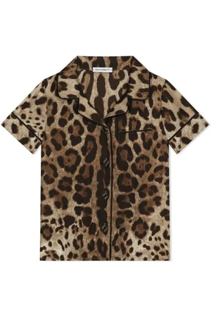 Dolce & Gabbana Leopard-print silk shirt