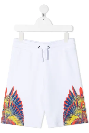 MARCELO BURLON Wings print track shorts